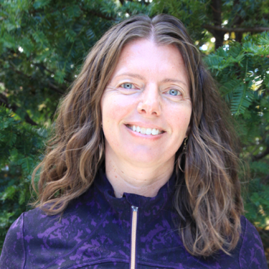 Photo of Dr. Miriam Patterson, 
                            Registered Yoga Therapist</div>